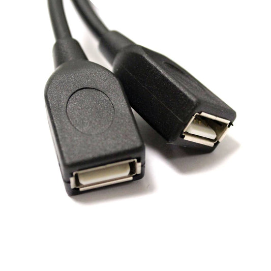 USB 2.0 Extensión Cable AM a 2 AH con alimentación de 15m