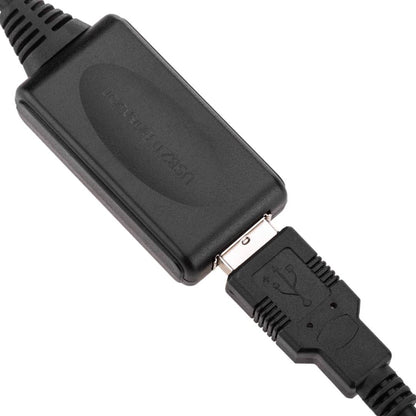 Cable prolongador USB 2.0 Extensión de 15m tipo A macho a hembra con alimentación