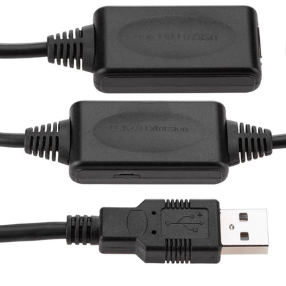 Cable prolongador USB 2.0 Extensión de 15m tipo A macho a hembra con alimentación