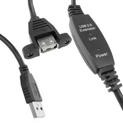 Cable de extensión USB 2.0 de 125 cm para empotrar