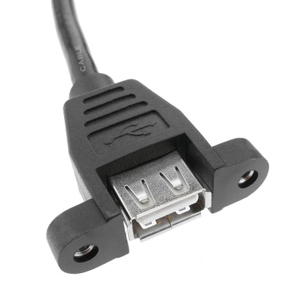 Cable de extensión USB 2.0 de 125 cm para empotrar