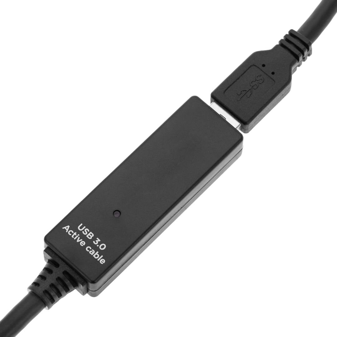 Cable prolongador USB 3.0 extensión AM a AH con alimentación de 10m