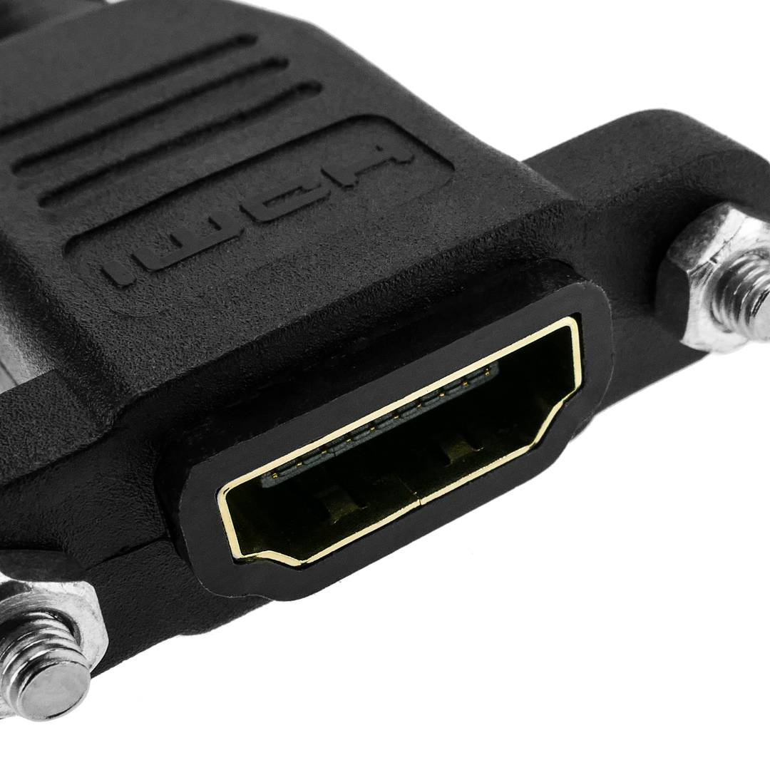 Adaptador HDMI macho a HDMI hembra de para panel