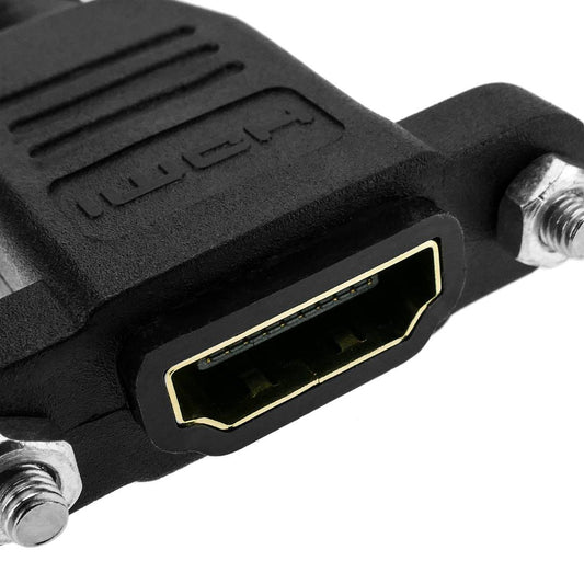 Adaptador HDMI macho a HDMI hembra de para panel