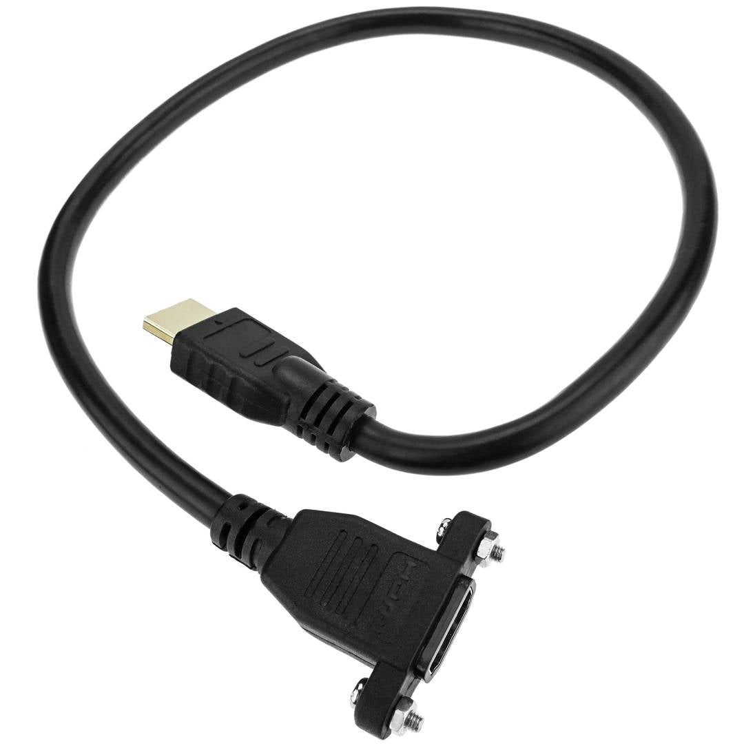 Adaptador HDMI macho a HDMI hembra de para panel