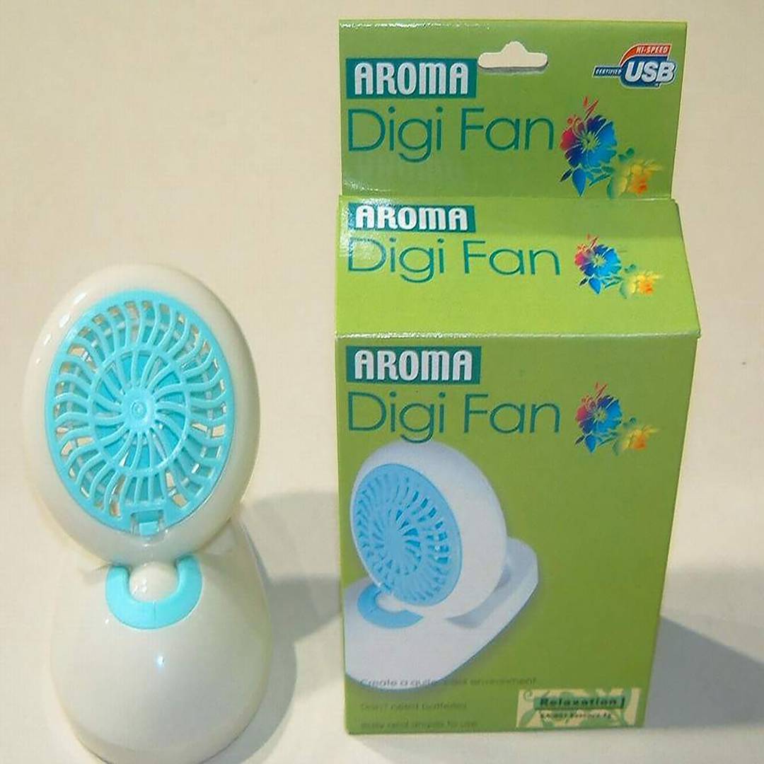Ventilador Aceite Aromático USB