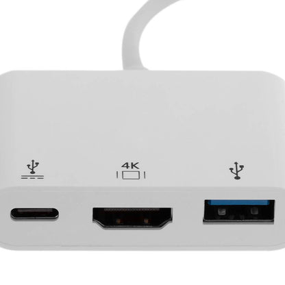 Concentrador USB 3.0 tipo C multipuerto USB tipo C USB 3.0 tipo A y HDMI 4K