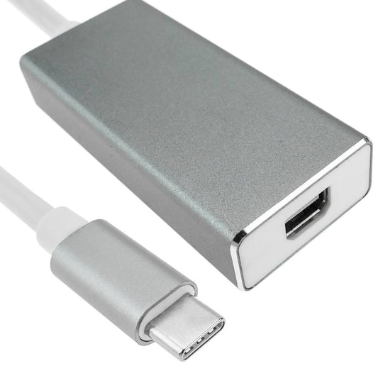 Cable USB 3.1 C macho a mini DisplayPort hembra Conversor de vídeo 4K Ultra HD 60Hz C20CH 10cm