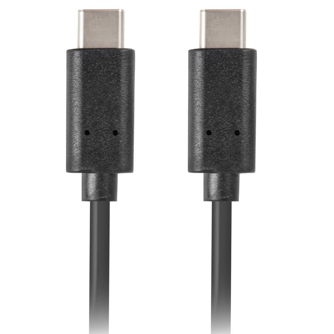 Cable USB 2.0 de Lanberg CA-CMCM-10CU-0005-BK USB C macho a USB C macho 0.5 m negro