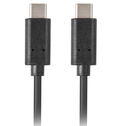 Cable USB 2.0 de Lanberg CA-CMCM-10CU-0005-BK USB C macho a USB C macho 0.5 m negro