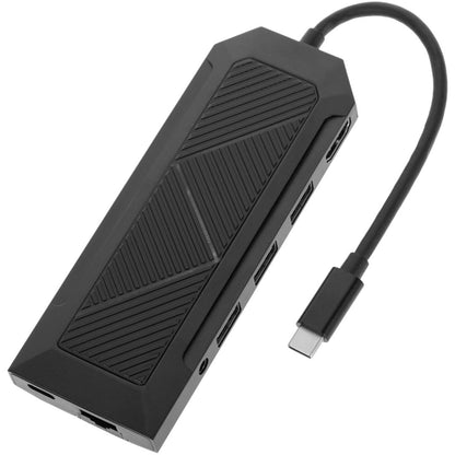 Conversor de USB-C a 3xUSB-A, USB-C PD, HDMI, RJ45, TF, SD y Audio