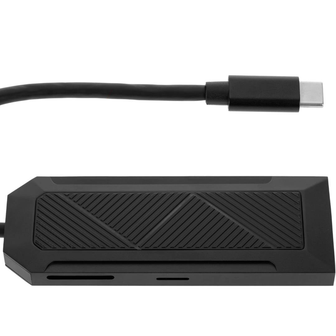 Conversor de USB-C a 3xUSB-A, USB-C PD, HDMI, RJ45, TF, SD y Audio
