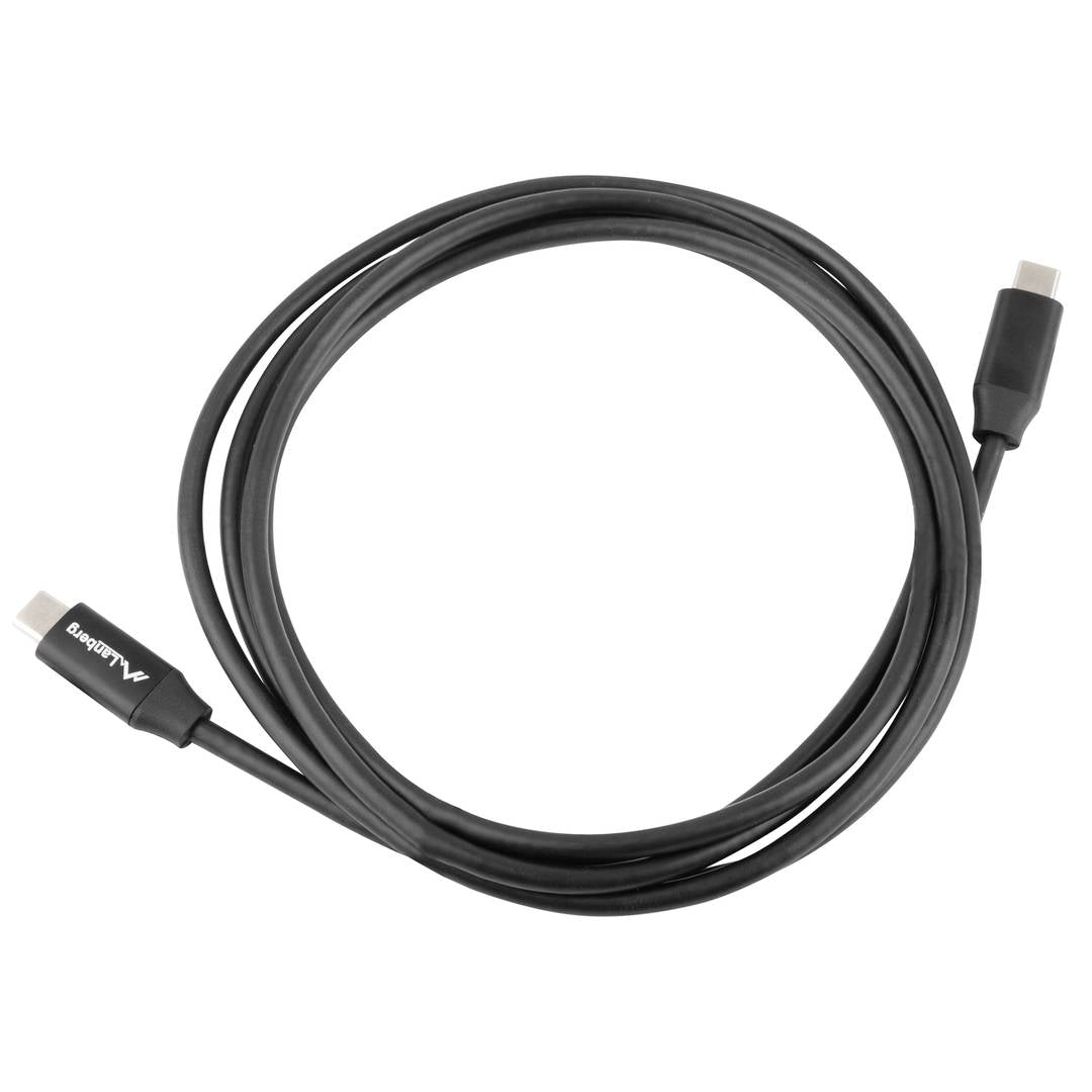 Cable USB de Lanberg CA-CMCM-40CU-0018-BK USB A 2.0 macho a USB C macho carga rápida 4.0 1.8m negro
