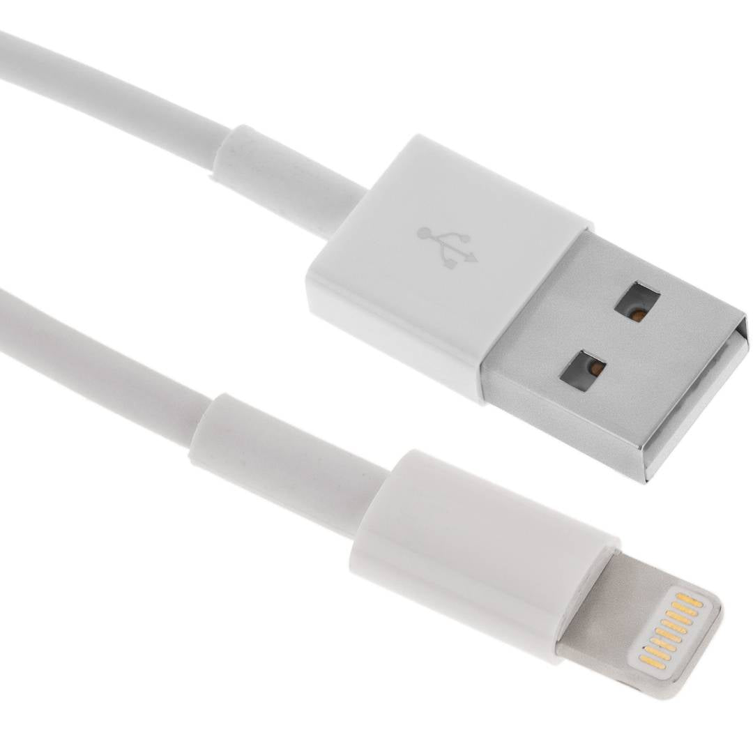 Cable USB tipo A macho a conector lightning macho de 50cm