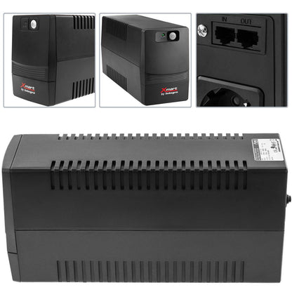 SAI de linea interactiva Supra de 700VA 360W con 2 schuko
