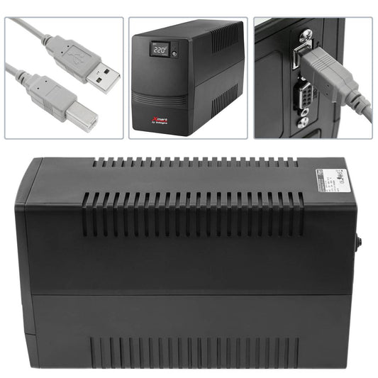 SAI de linea interactiva Supra de 1100VA 600W con 4 schuko