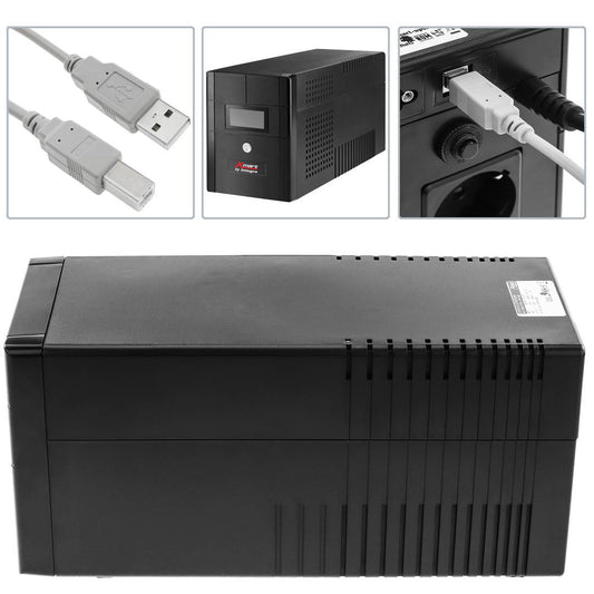 SAI de linea sinusoidal SW-PRO de 1100VA 700W con 4 schuko