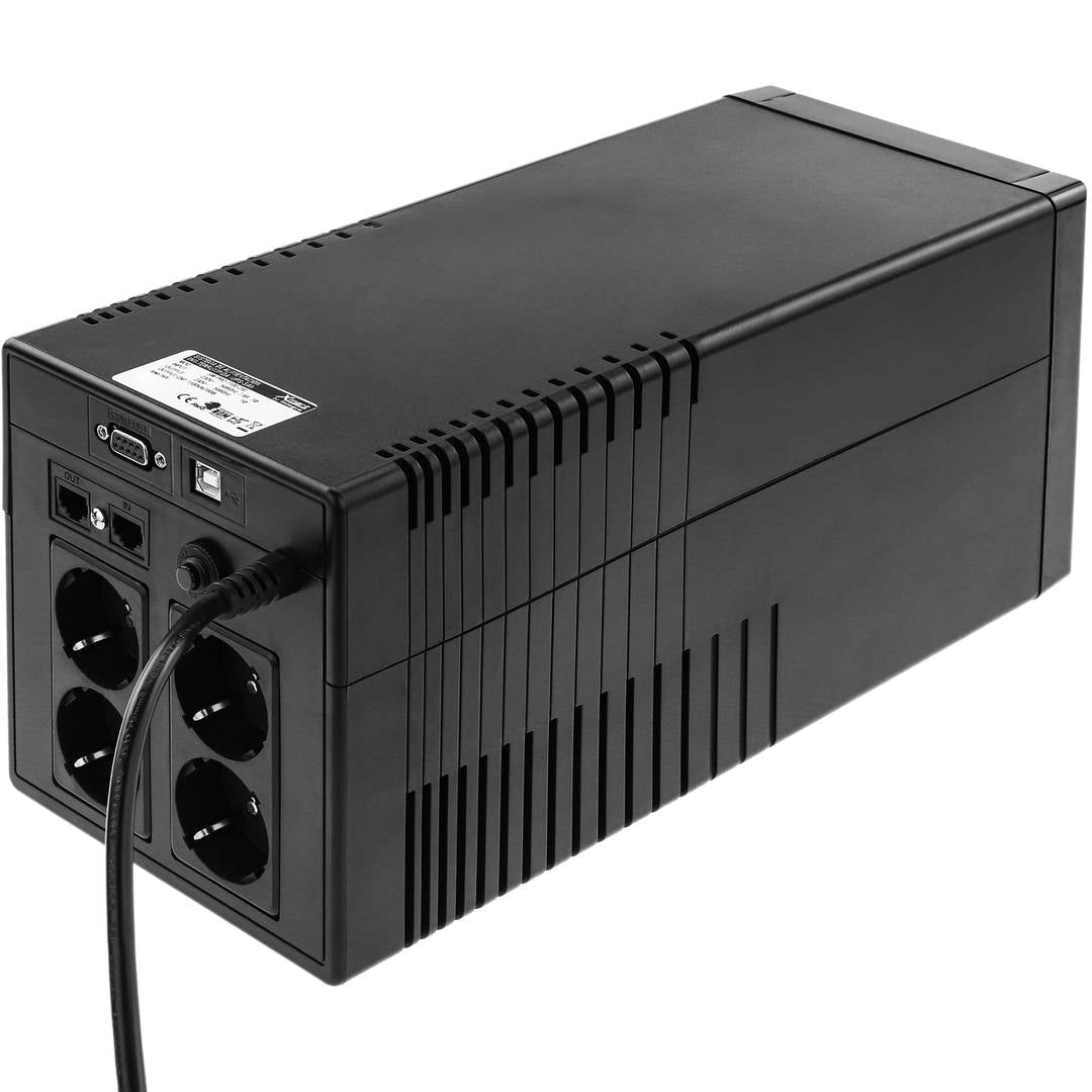 SAI de linea sinusoidal SW-PRO de 1100VA 700W con 4 schuko