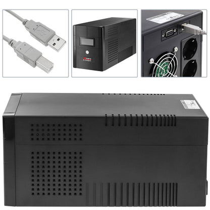 SAI de linea sinusoidal SW-PRO de 2200VA 1400W con 4 schuko