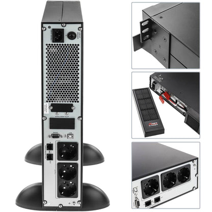 SAI on-line RT9W de 1 KVA 900W para rack 19