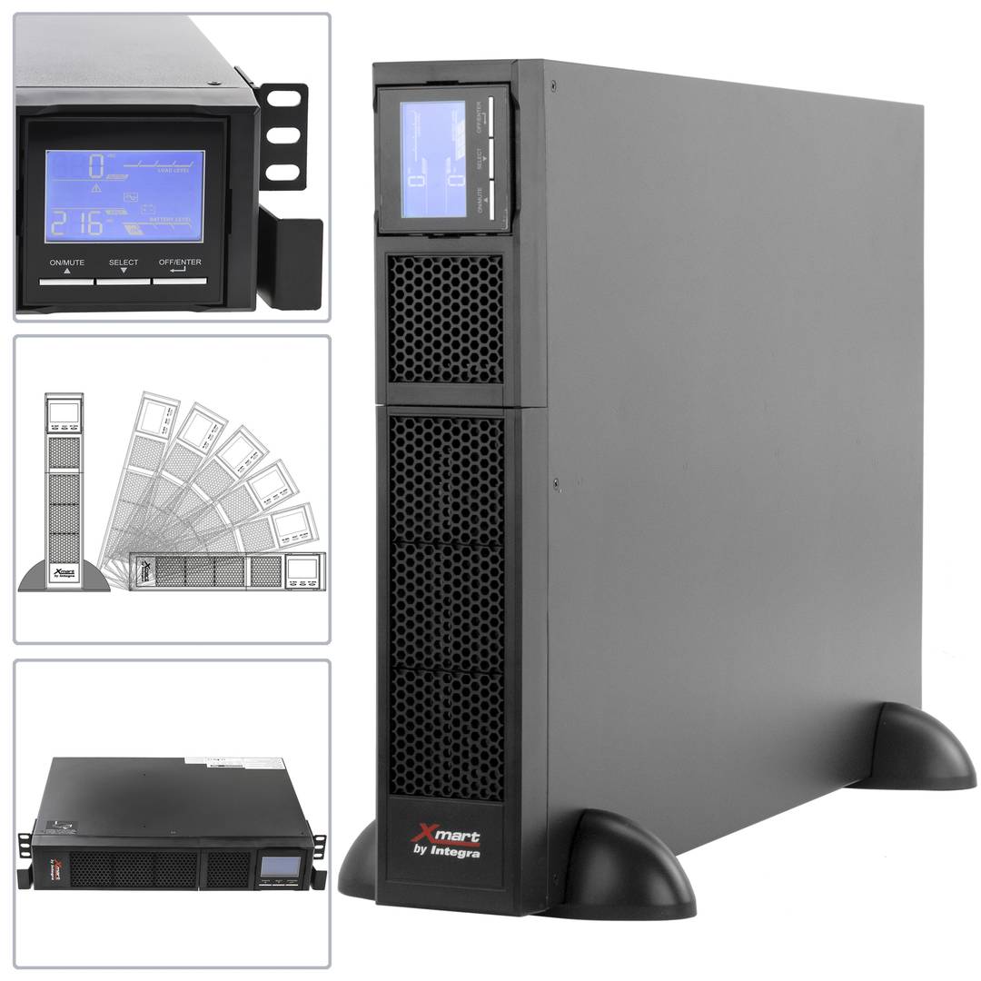 SAI on-line RT9W de 3000VA 2700W para rack 19