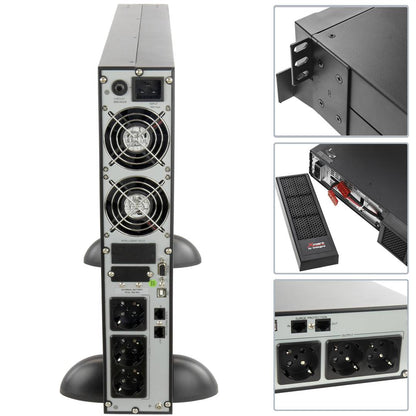 SAI on-line RT9W de 3000VA 2700W para rack 19