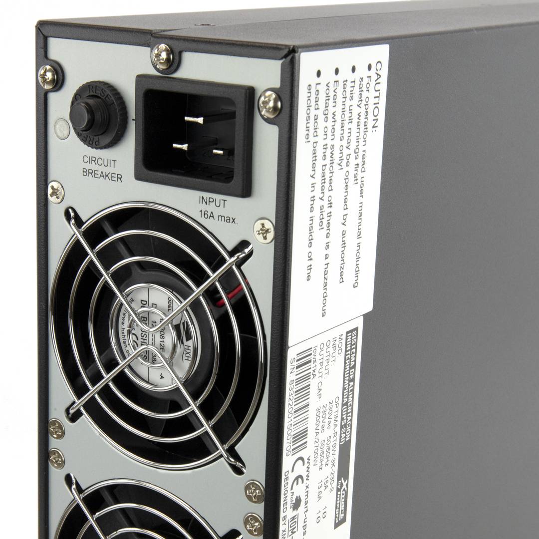 SAI on-line RT9W de 3000VA 2700W para rack 19