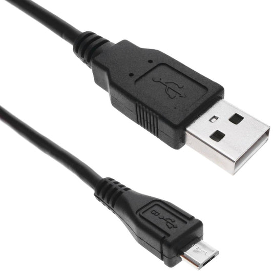 Cable microUSB 2.0 macho a USB Tipo A macho de 0,80 m color negro