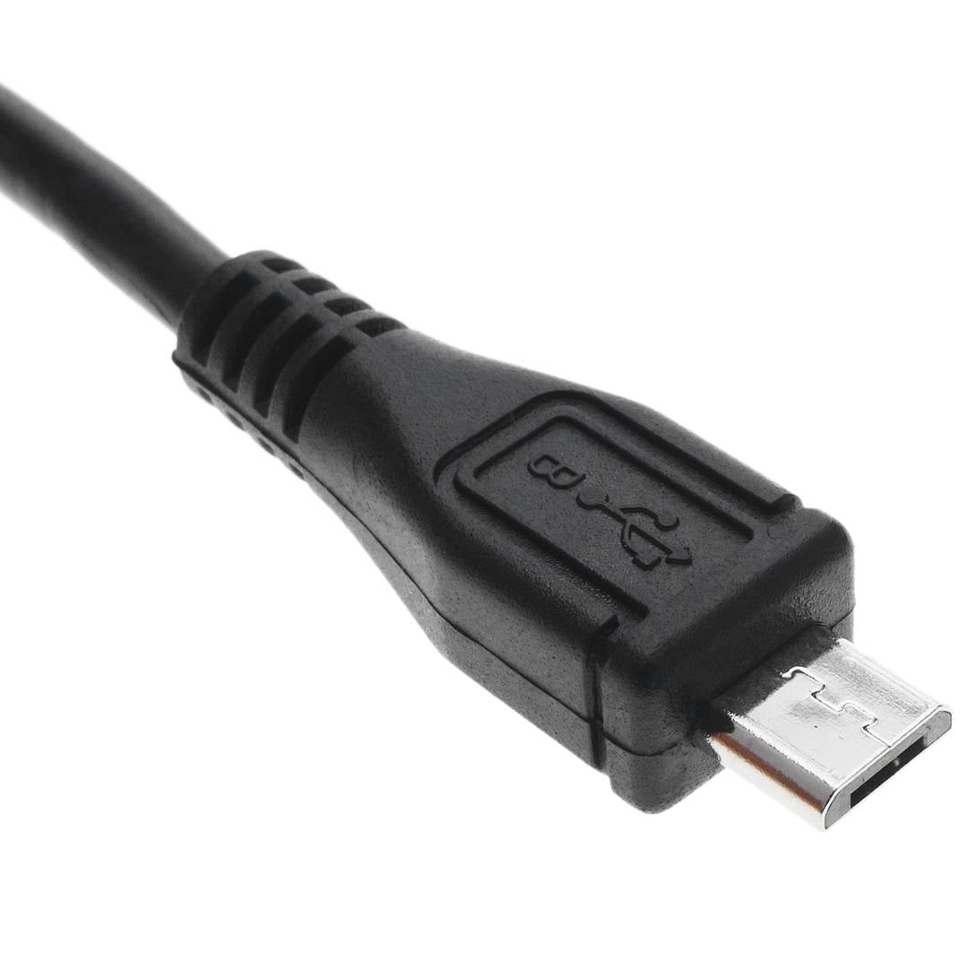 Cable microUSB 2.0 macho a USB Tipo A macho de 0,80 m color negro