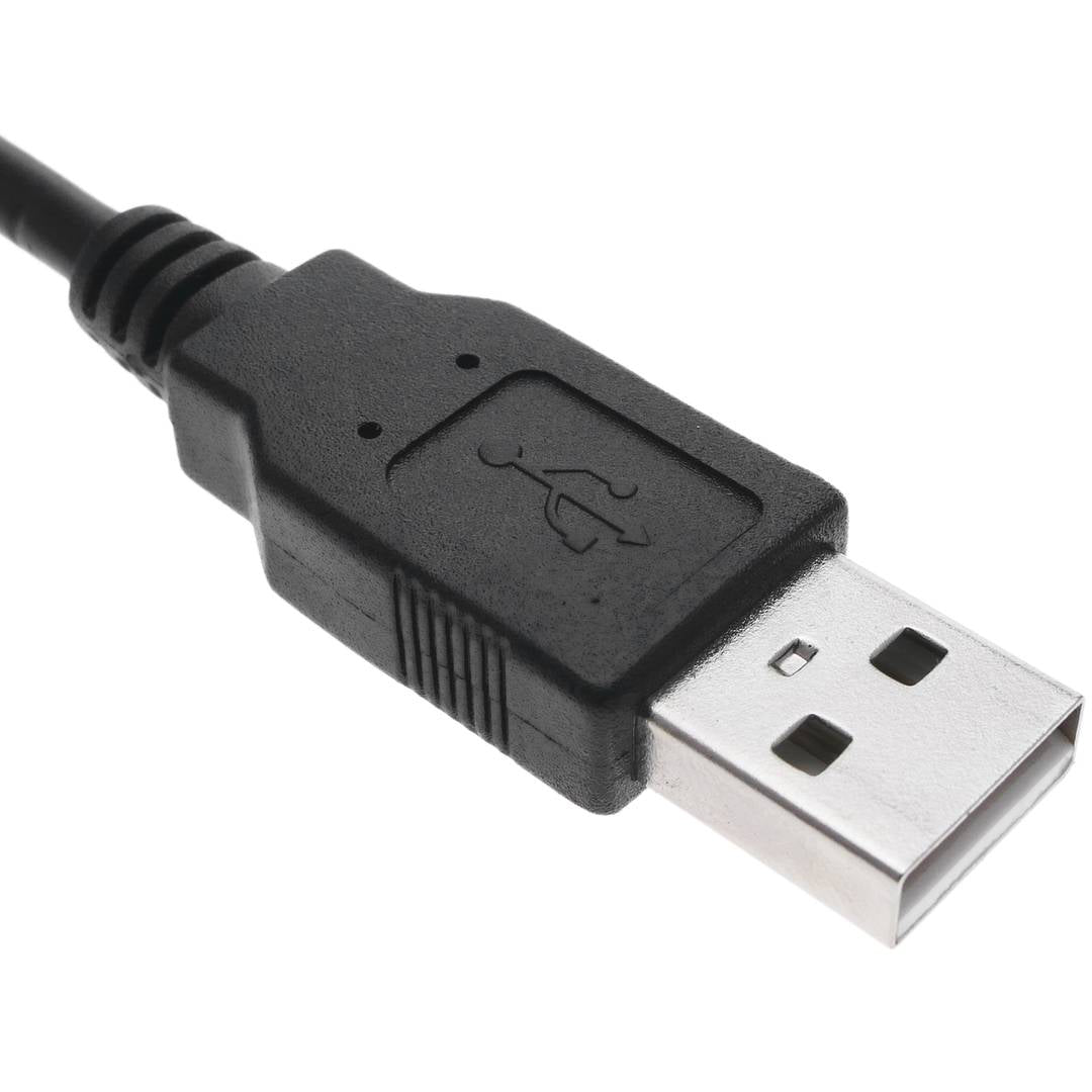 Cable microUSB 2.0 macho a USB Tipo A macho de 0,80 m color negro