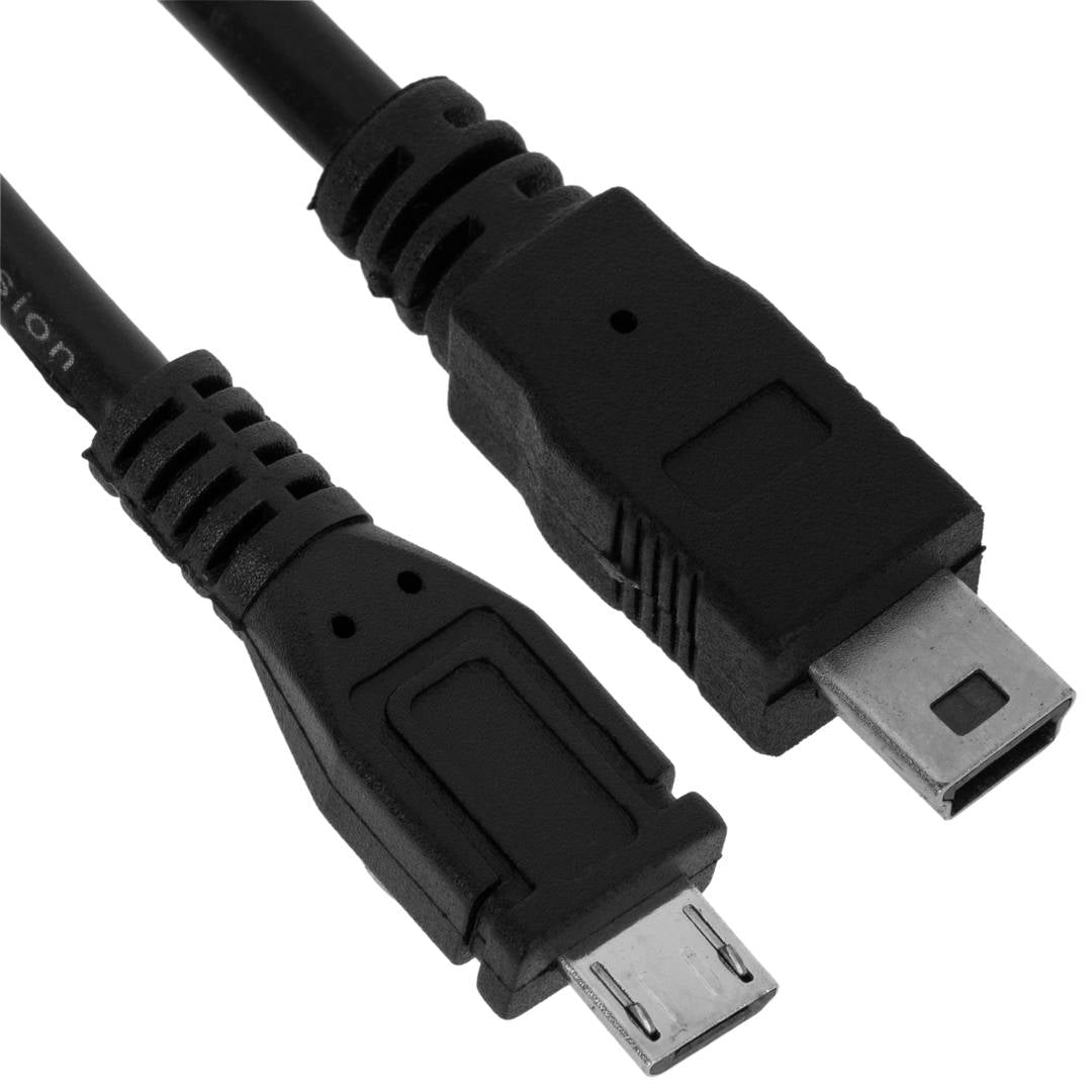 Cable USB (MiniUSB5pin-M Tipo B/MicroUSB-M Tipo B) 1,8m
