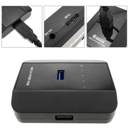 Concentrador SuperSpeed USB 3.0 de 4 puertos A hembra