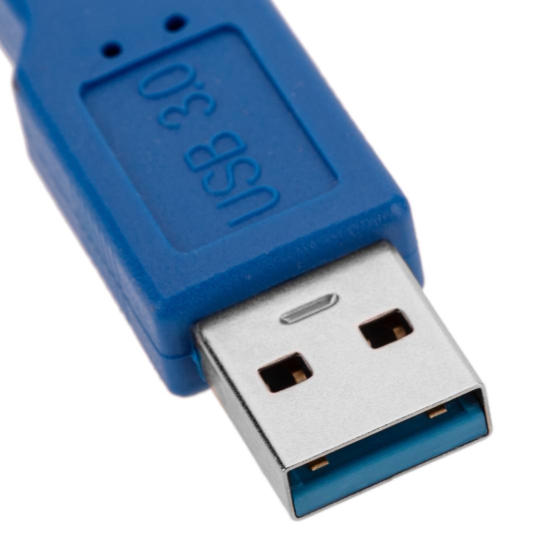 Cable alargador USB 3.0 de 1 m tipo A Macho a Hembra azul