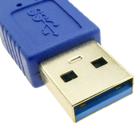 Cable alargador USB tipo A 3.0 de 5m Macho a Hembra azul