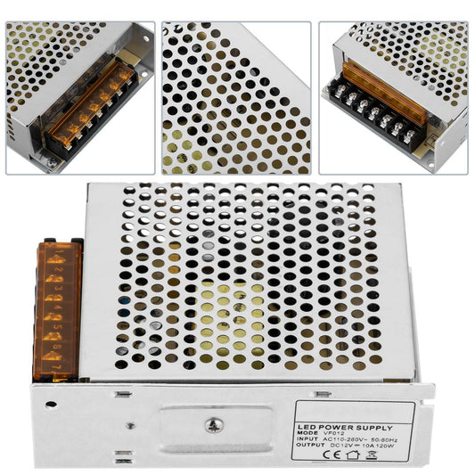 Fuente de alimentación industrial 12VDC 10A