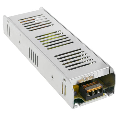 Fuente de alimentación industrial 12VDC 16.7A. Tamaño 68 x 222 x 40 mm