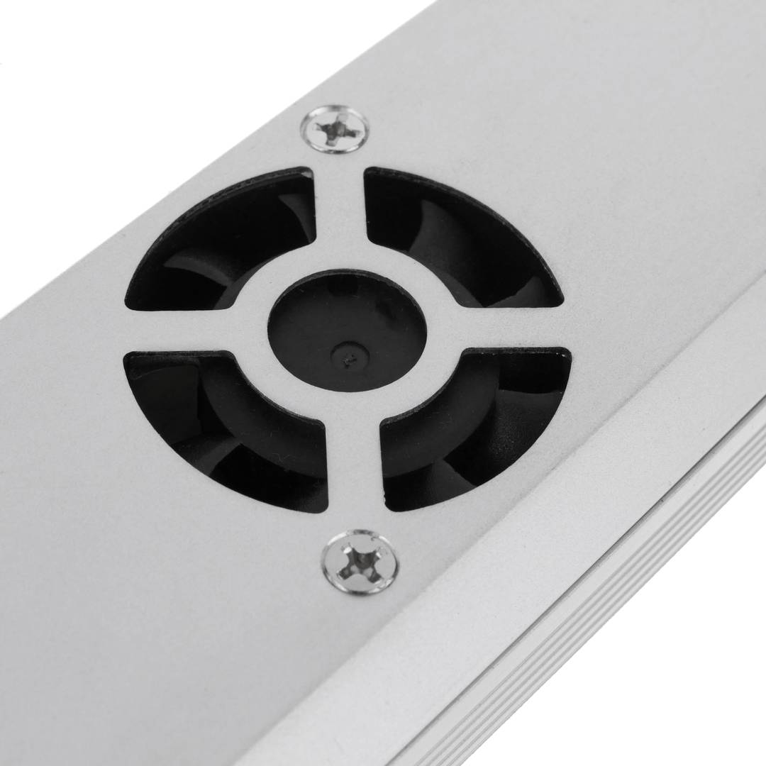 Fuente de alimentación industrial de superficie 12VDC 25A. Tamaño 53 x 308 x 21 mm