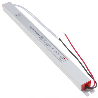 Fuente de alimentación industrial para LED 12VDC 3A. Tamaño 18 x 270 x 15 mm