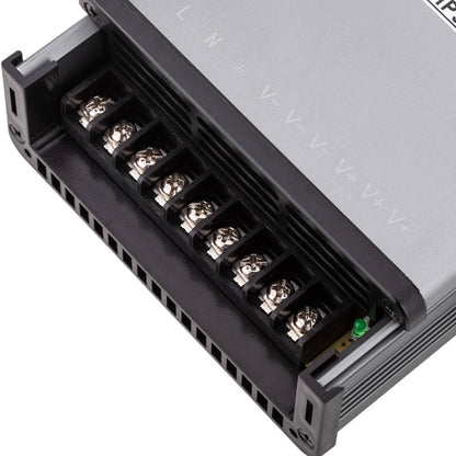 Fuente de alimentación industrial de superficie 12VDC 33.3A. Tamaño 116 x 194 x 50 mm IP53