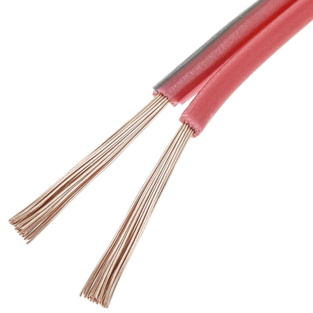 Cable eléctrico y altavoces estéreo 2x0.75mm bobina 100m