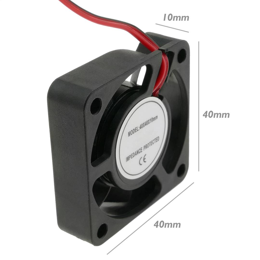 Ventilador de chasis 40x40x10 mm de 5 VDC para caja de ordenador