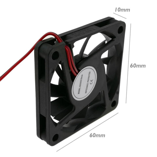 Ventilador de chasis 60x60x10 mm de 5 VDC para caja de ordenador