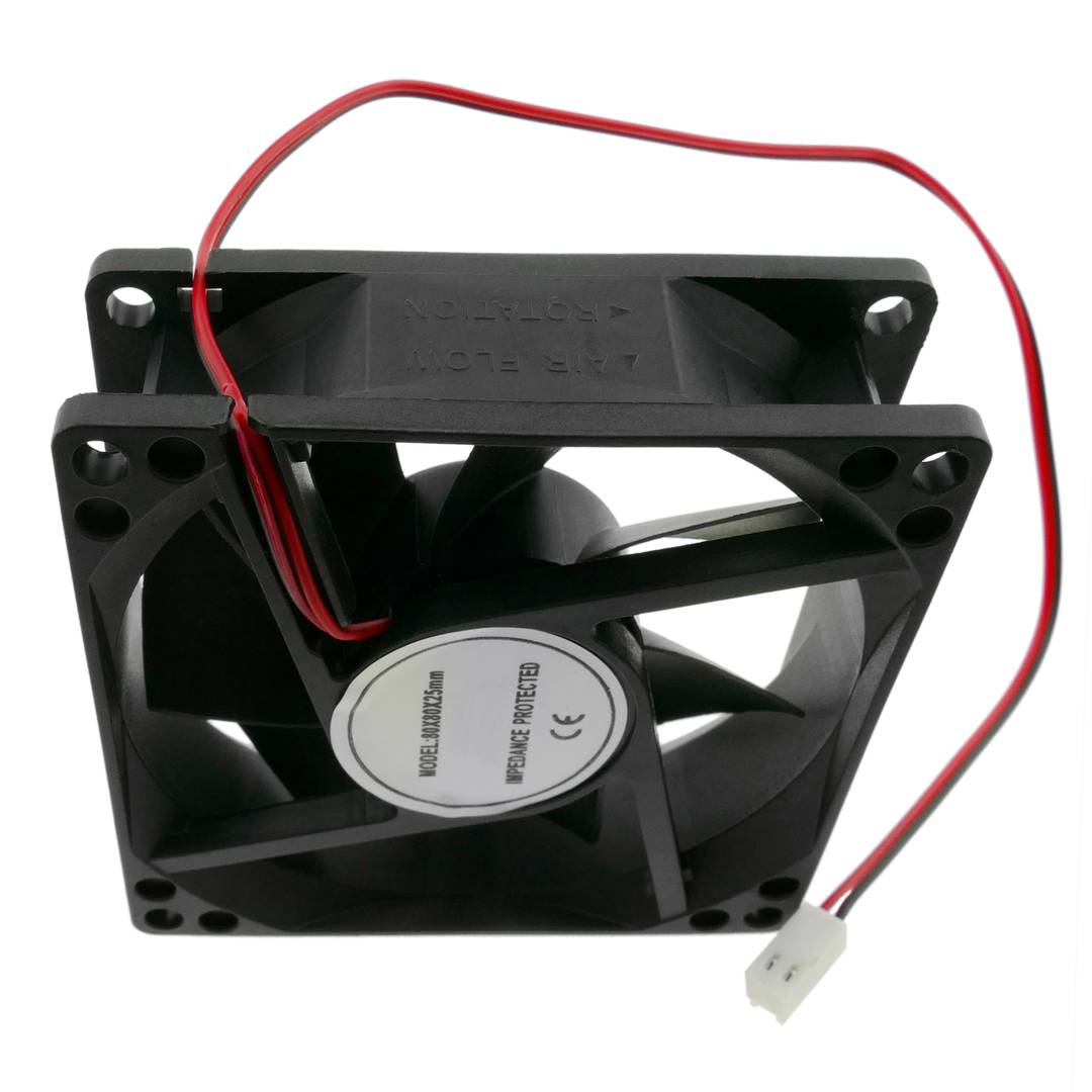 Ventilador de chasis 80x80x25 mm de 12 VDC para caja de ordenador