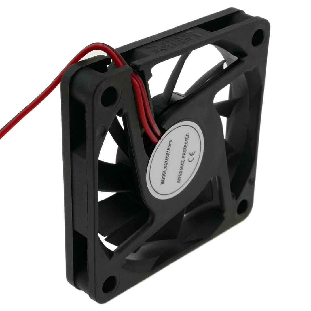 Ventilador de chasis 60x60x10 mm de 5 VDC para caja de ordenador con rodamiento de bolas