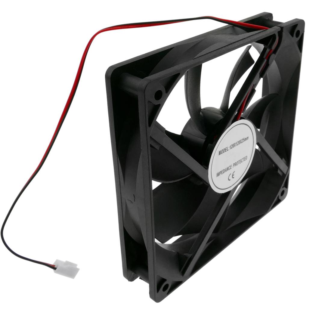 Ventilador de chasis 120x120x25 mm de 12 VDC para caja de ordenador con rodamiento de bolas