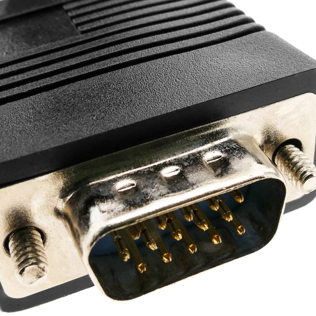 Cable duplicador pasivo tipo Y de 1 VGA a 2 VGA de 30cm