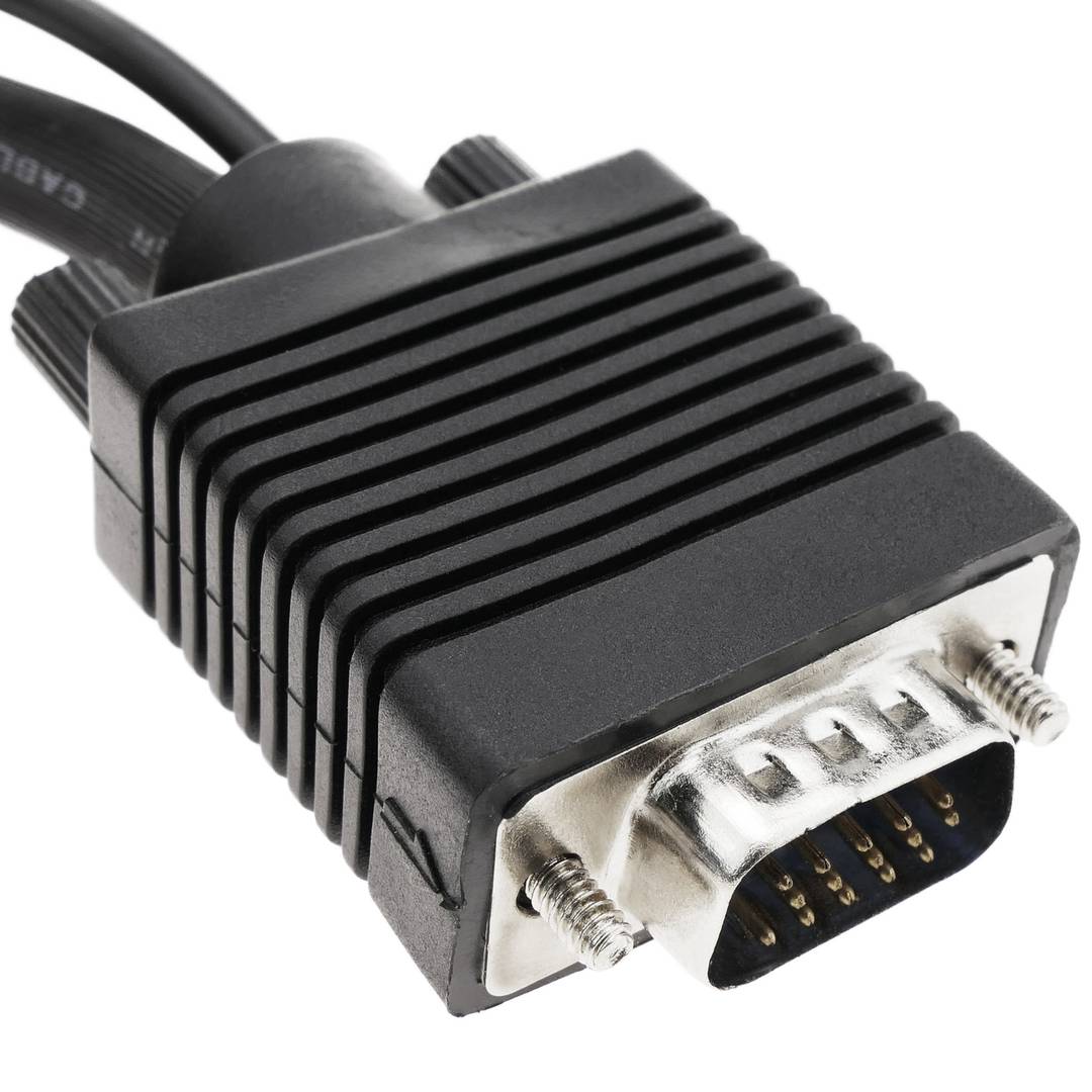 Super cable VGA con jack de audio de 3,5 mm macho macho de 5 m