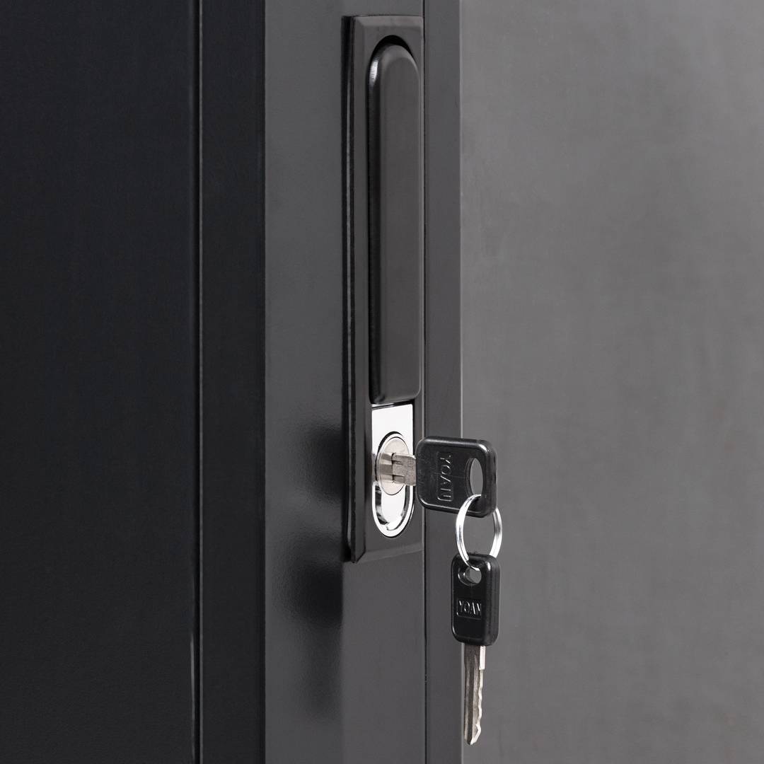 Armario rack 19' de pie 32U 600x800x1610mm negro MobiRack GO montado