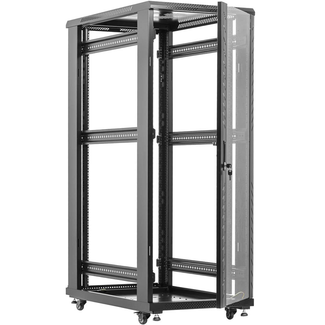 Armario rack 19' de pie 32U 600x1000x1610mm negro MobiRack GO montado
