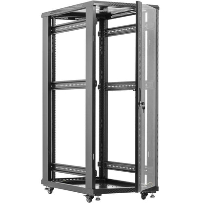 Armario rack 19' de pie 32U 600x1000x1610mm negro MobiRack GO montado